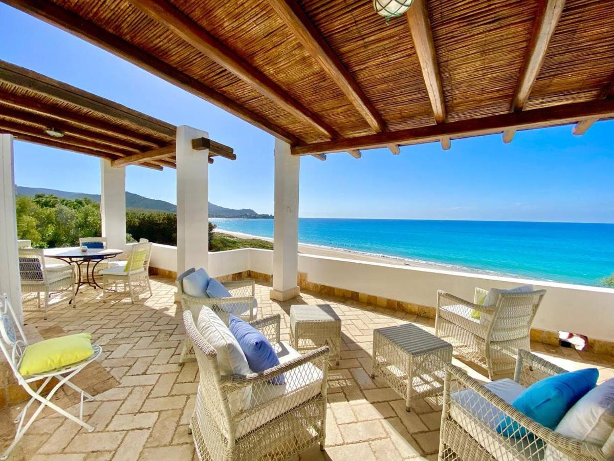 Апартаменты Beachfront House Geremeas Sardegna Экстерьер фото